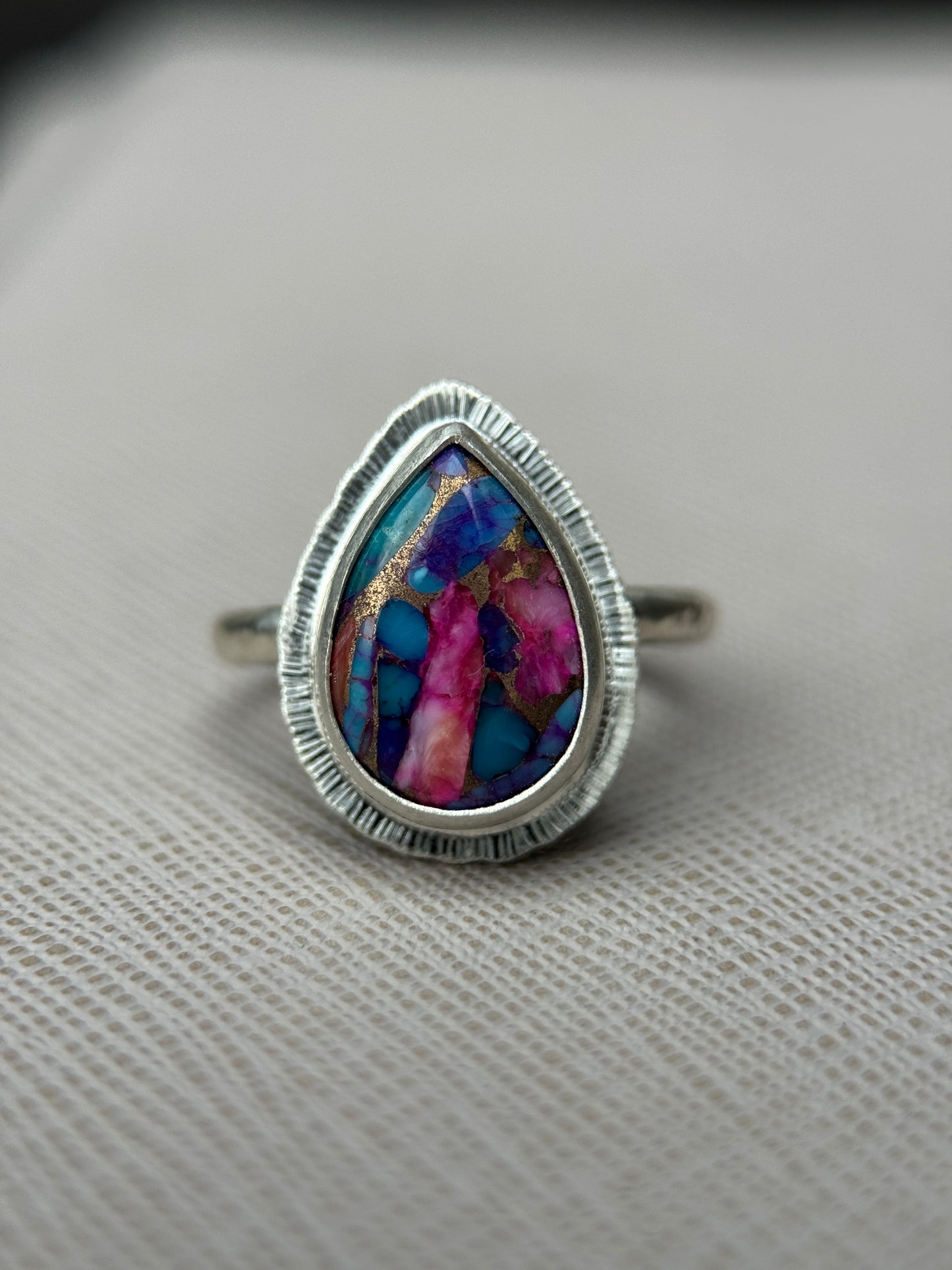 Spiny Oyster Turquoise ring