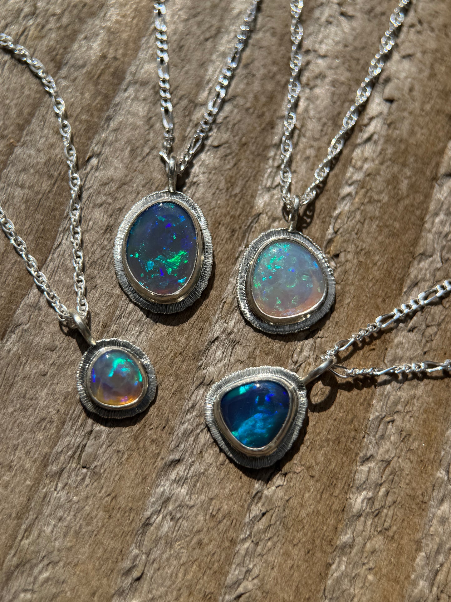 Australian Dark Opal Pendant