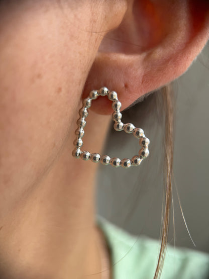 Unruly heart earrings