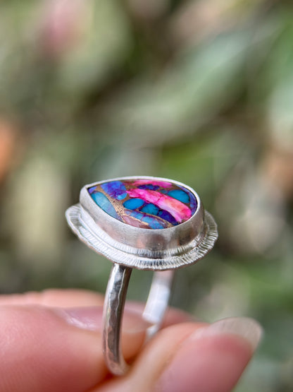 Spiny Oyster Turquoise ring