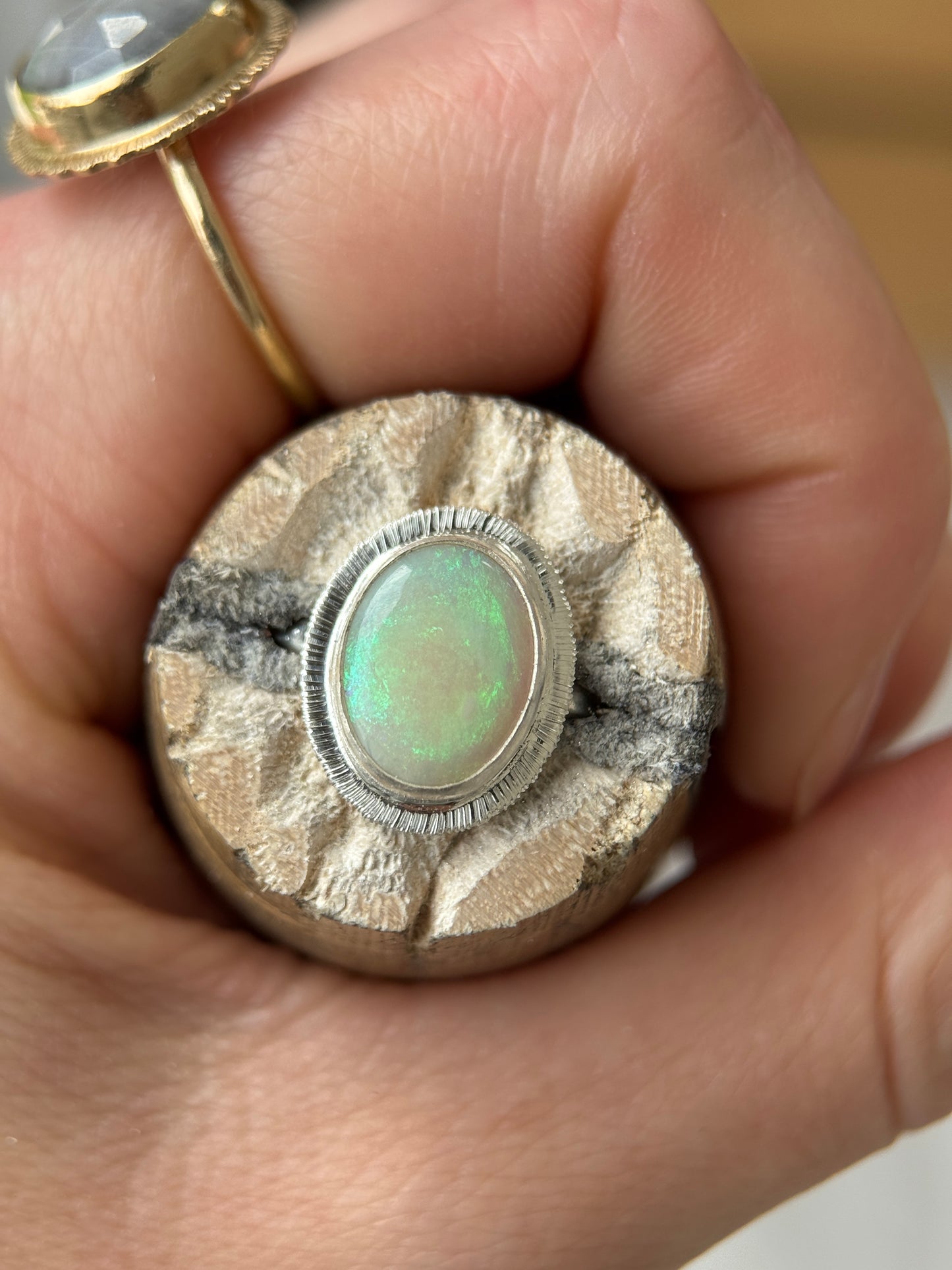 Australian Opal ring