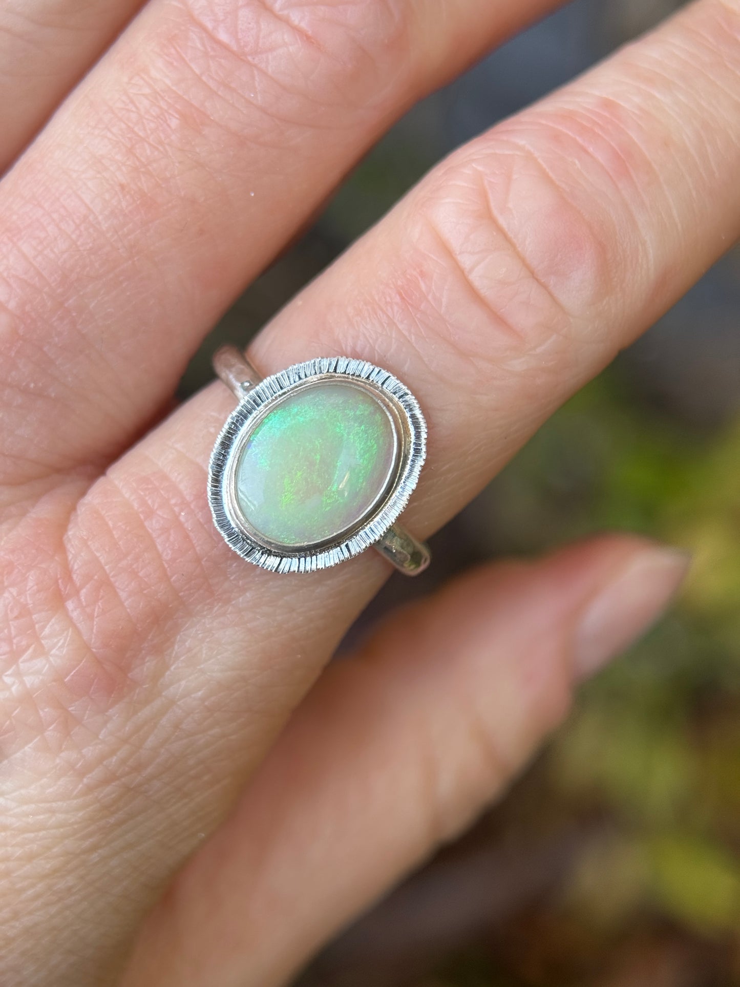 Australian Opal ring