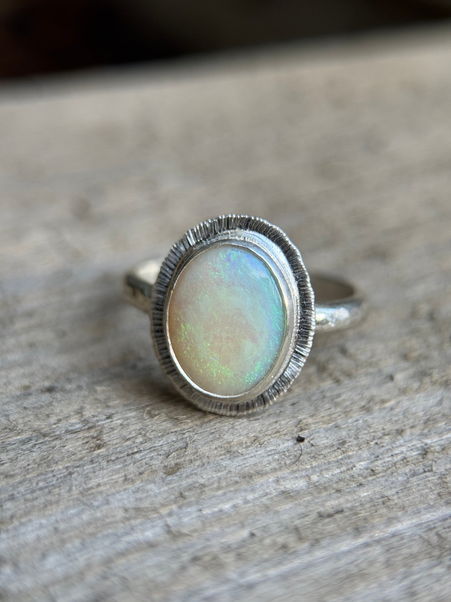 Australian Opal ring