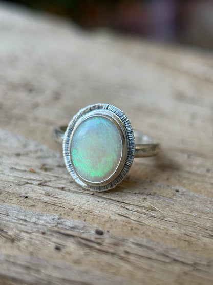 Australian Opal ring