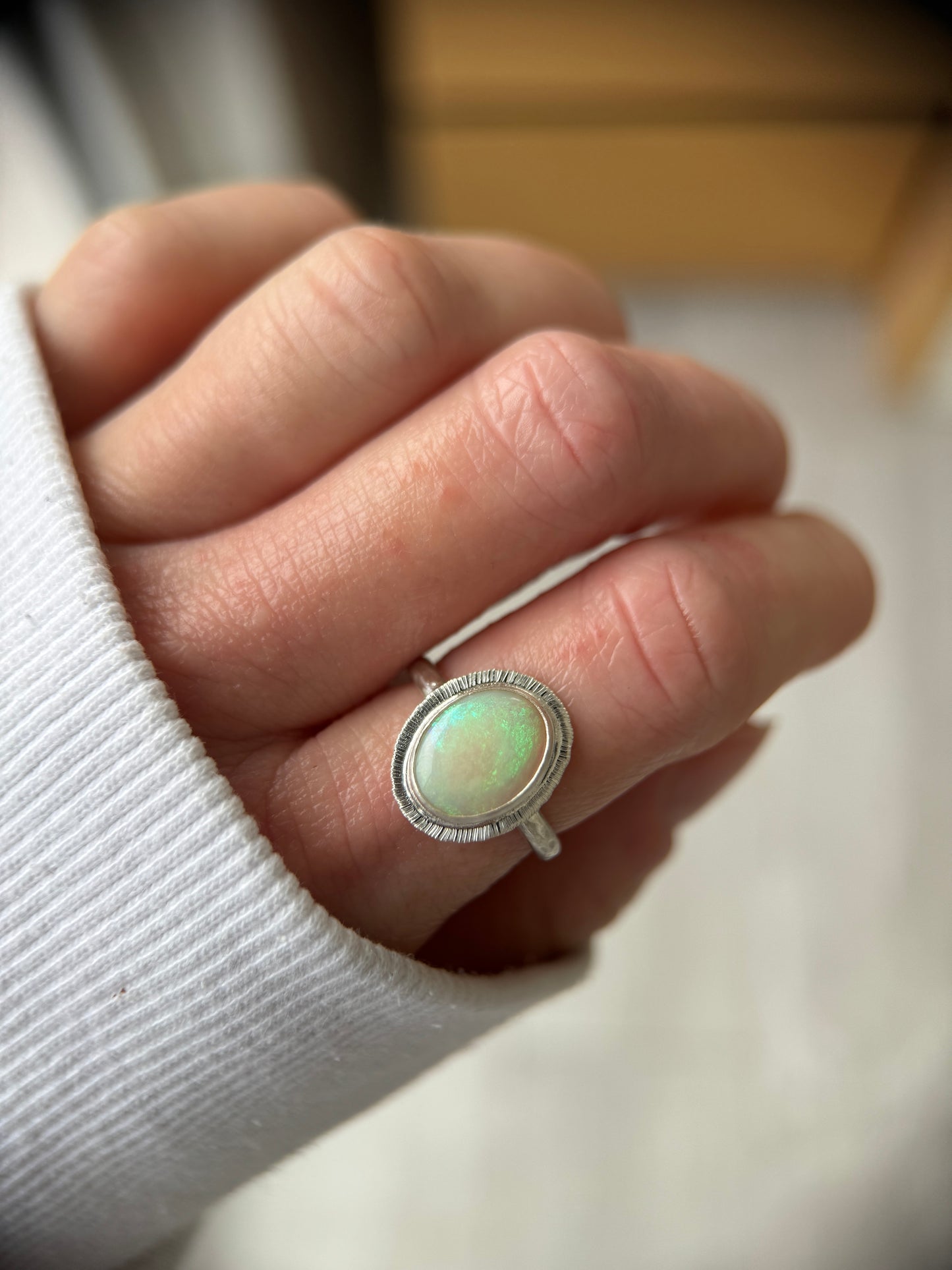 Australian Opal ring