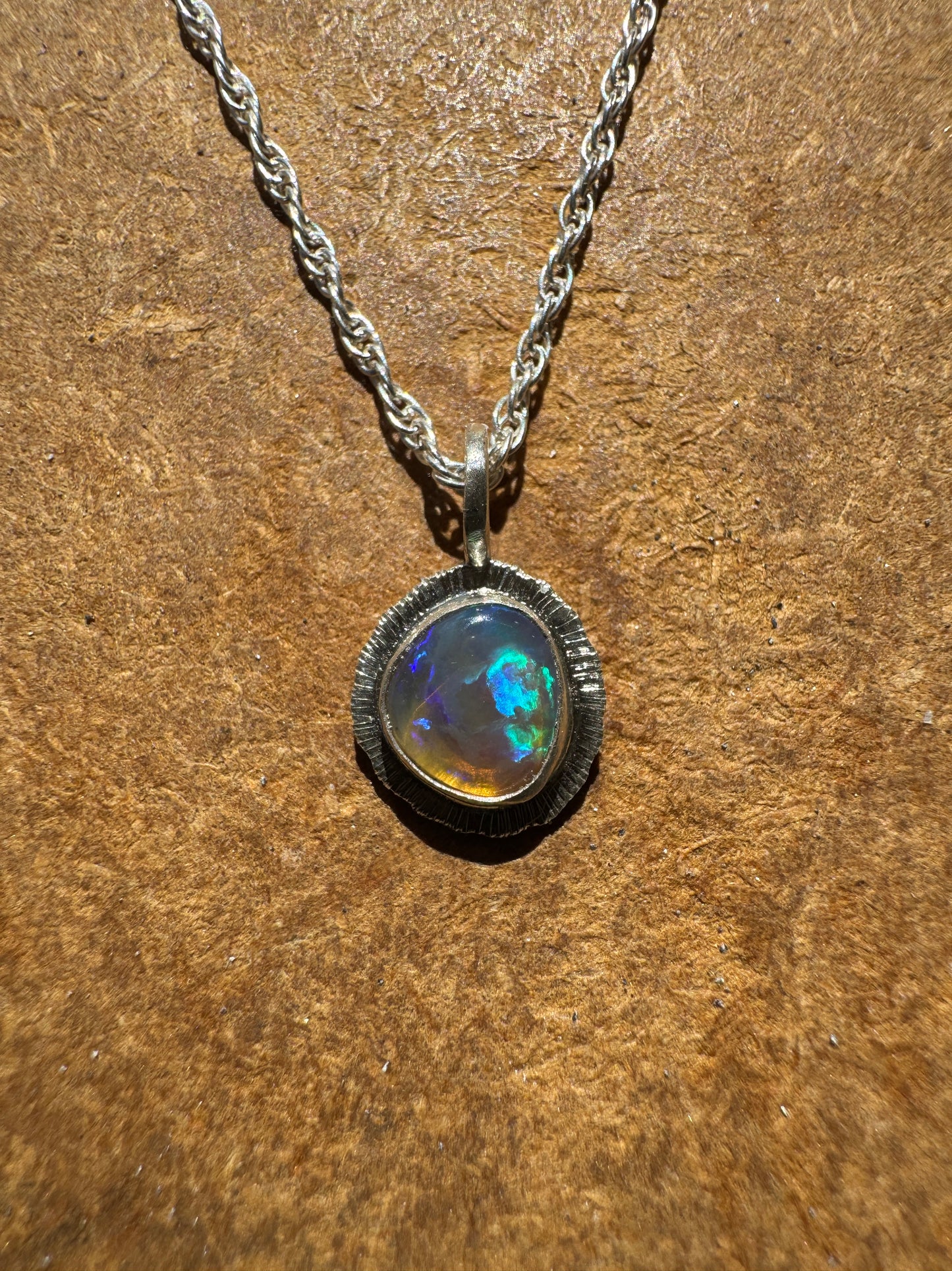Australian Crystal Opal Pendant
