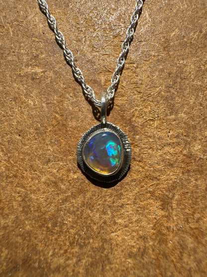 Australian Crystal Opal Pendant