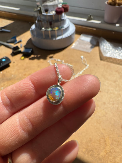Australian Crystal Opal Pendant