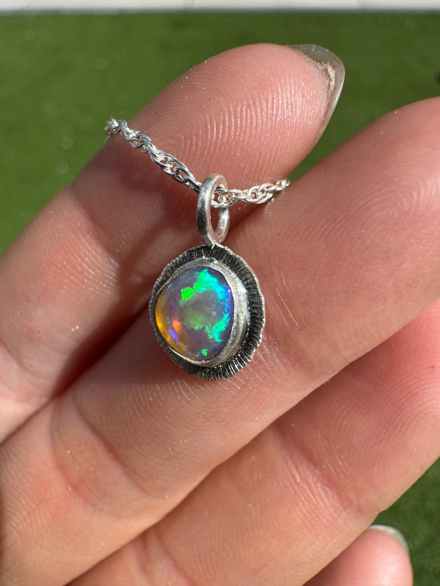 Australian Crystal Opal Pendant