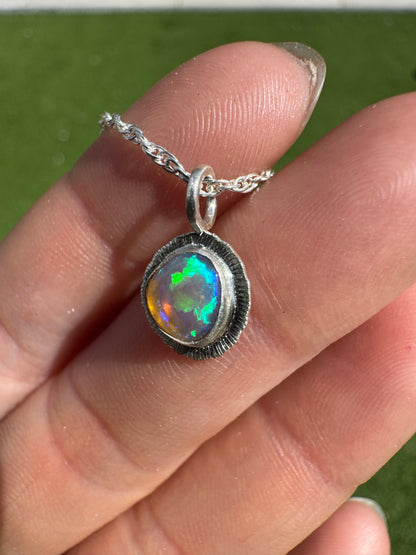 Australian Crystal Opal Pendant
