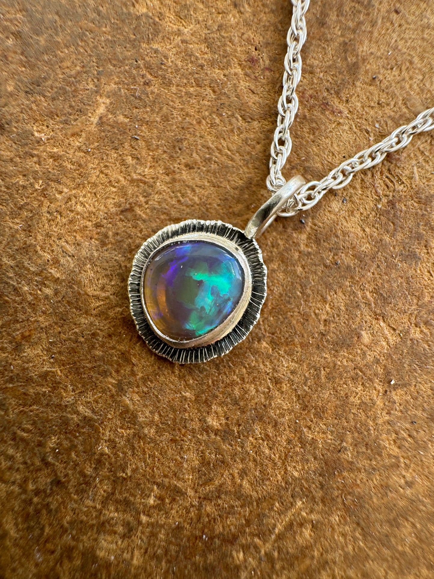 Australian Crystal Opal Pendant