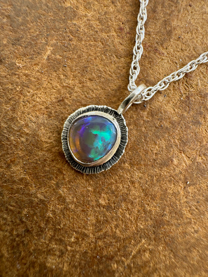 Australian Crystal Opal Pendant