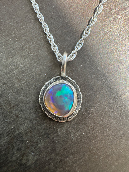 Australian Crystal Opal Pendant