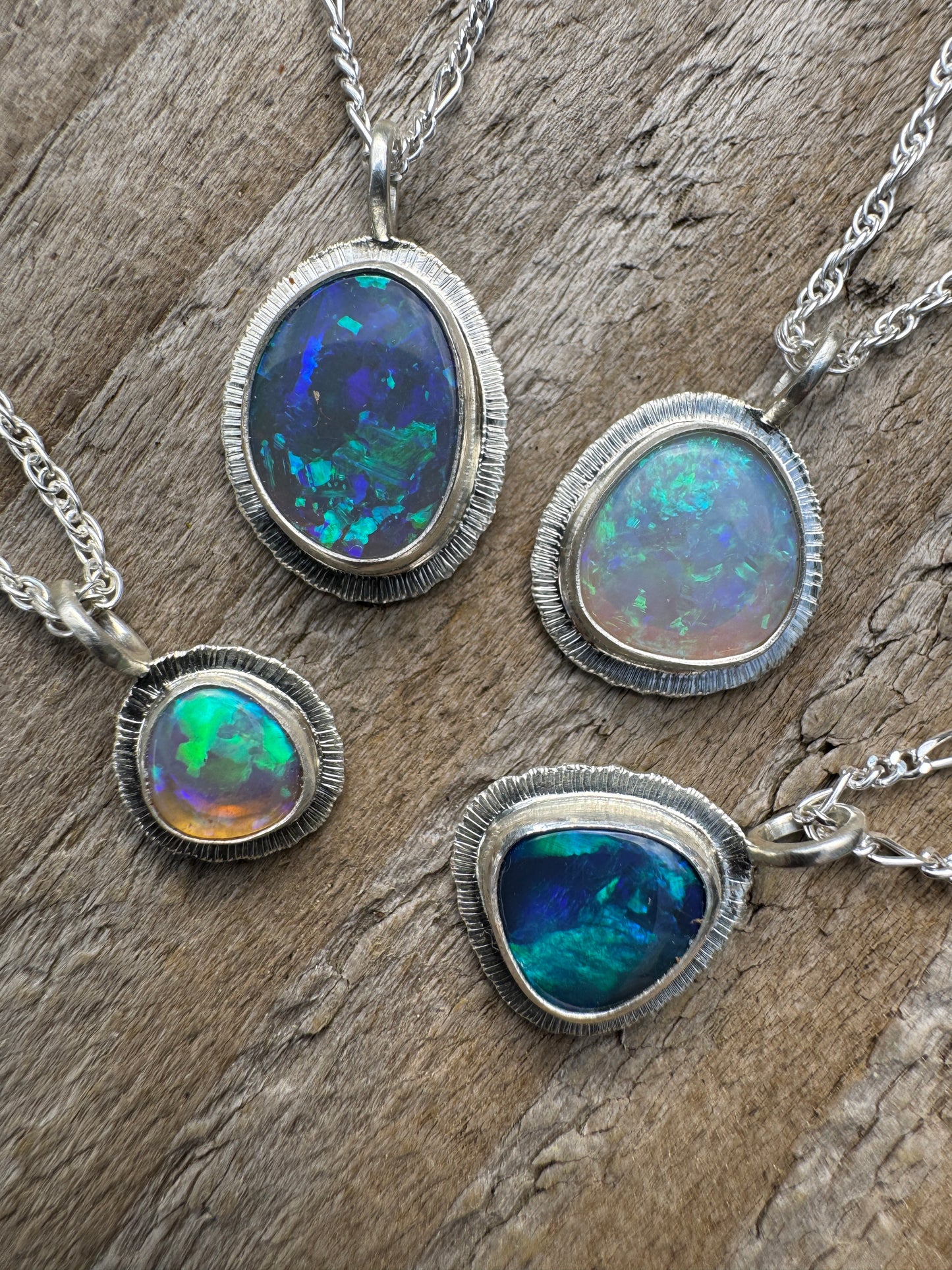 Australian Dark Opal Pendant