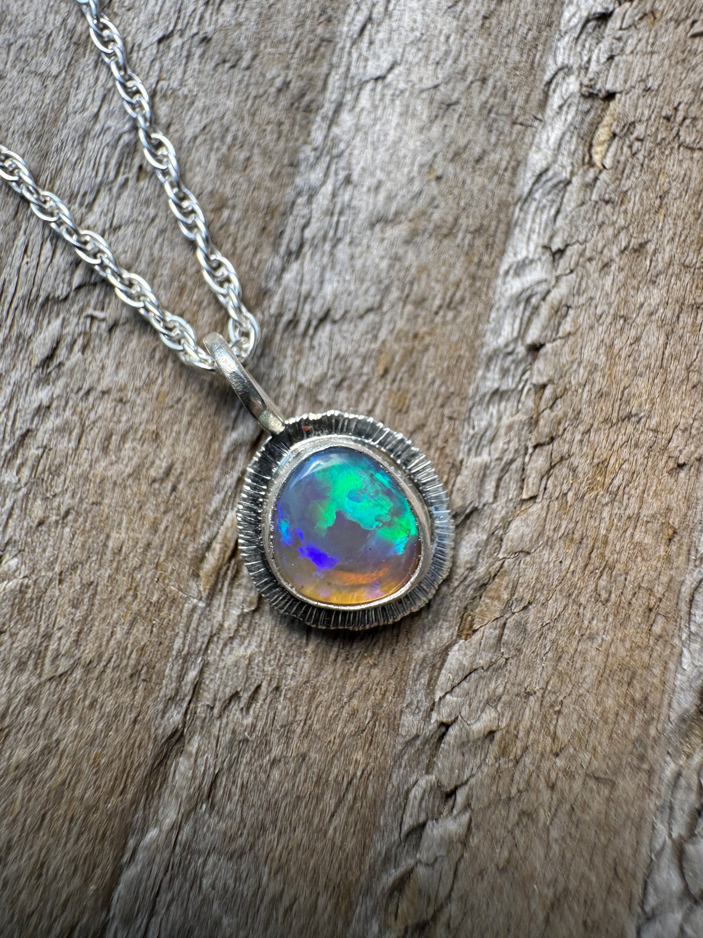 Australian Crystal Opal Pendant