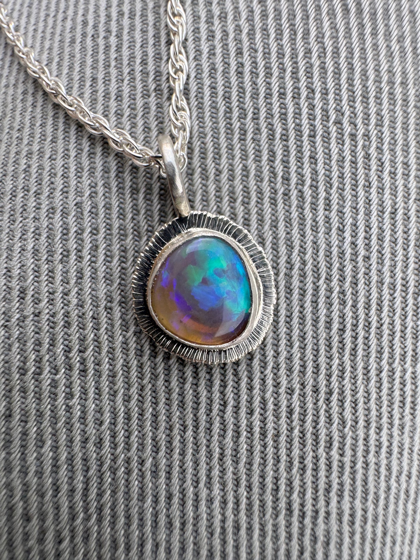 Australian Crystal Opal Pendant