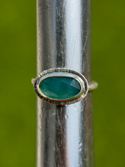 Rose cut East to West Grandidierite ring