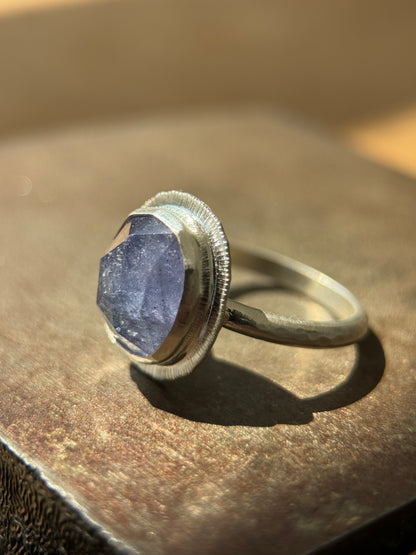 Rose cut Tanzanite ring
