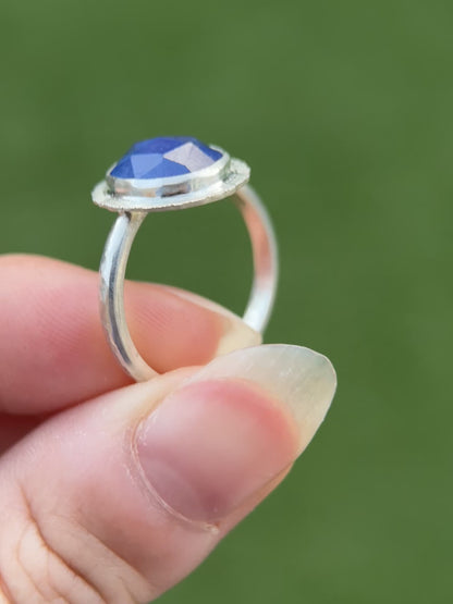 Rose cut Tanzanite ring
