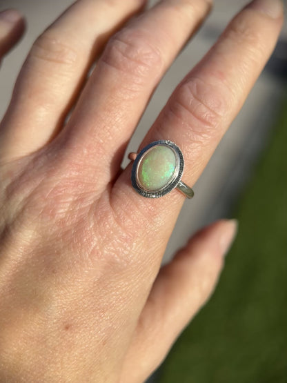 Australian Opal ring