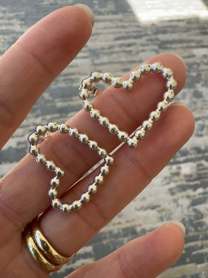 Unruly heart earrings